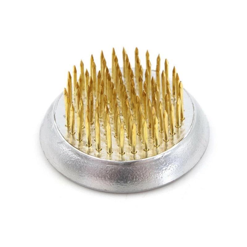 Lisslune | Elegant Brass Kenzan Tool for exquisite Flower Arrangements