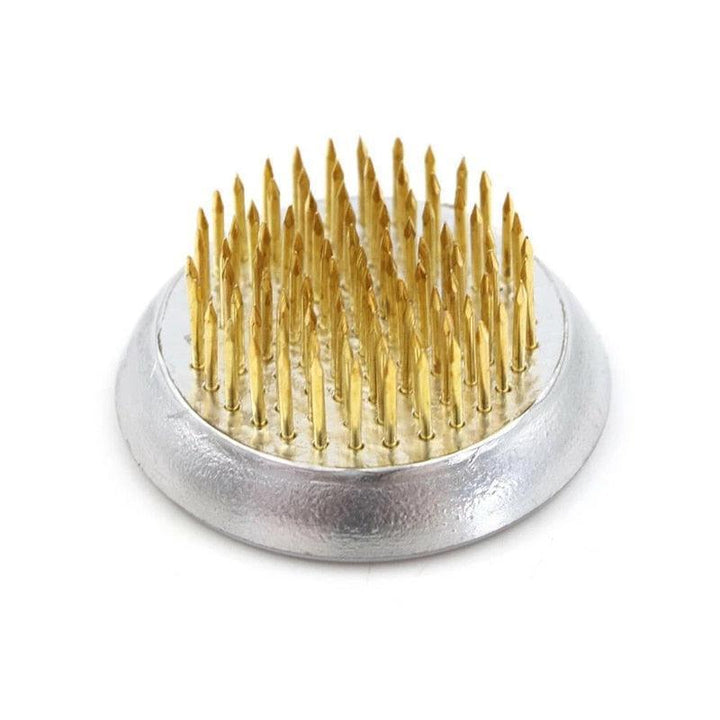 Lisslune | Elegant Brass Kenzan Tool for exquisite Flower Arrangements