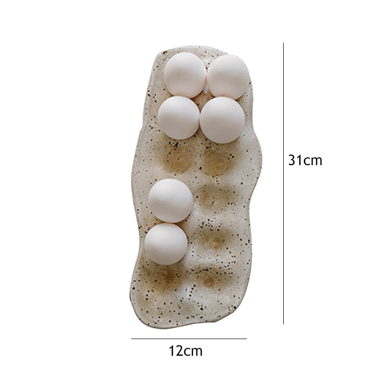 Lisslune | Nordic Resin Egg Storage Tray