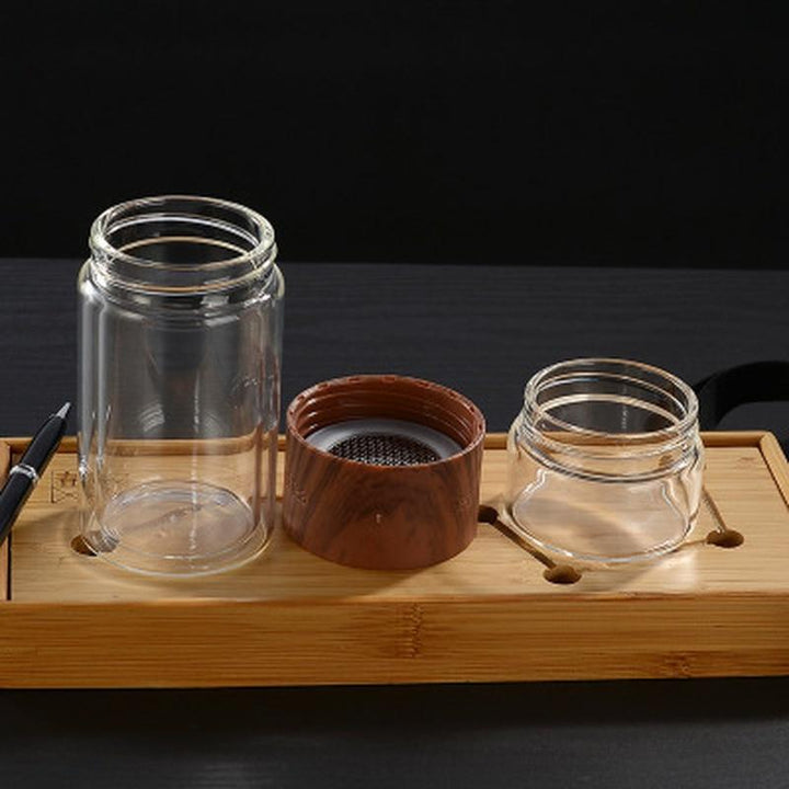 Lisslune | 230ml Tea Infusion Glass Bottle