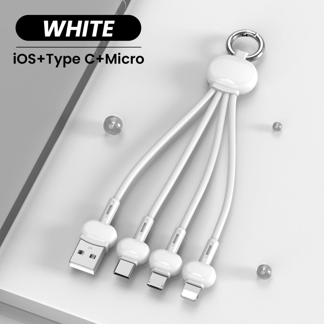 Lisslune | Compact Keychain USB Charger for iPhone and Xiaomi Redmi - Ultimate Travel Charging Solution