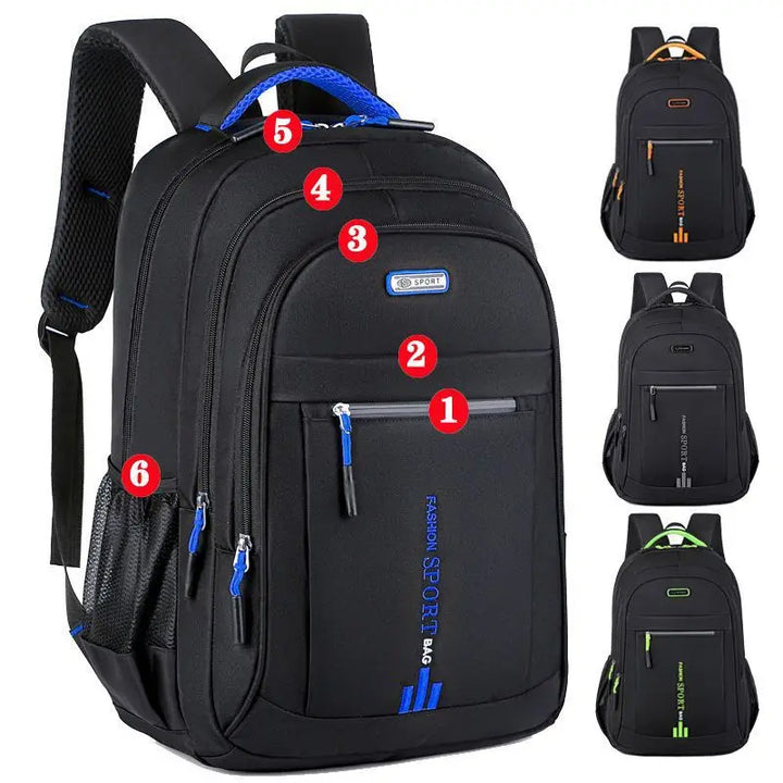 Lisslune | VanguardGear Men's Backpack – Waterproof & Stylish for Work and Travel