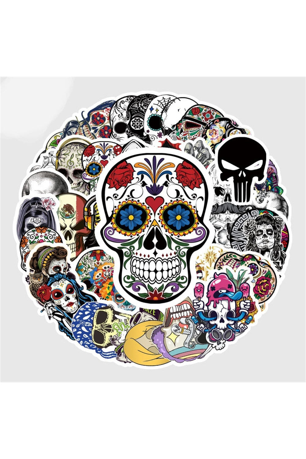 Lisslune | Skull Scrapbooking Stickers