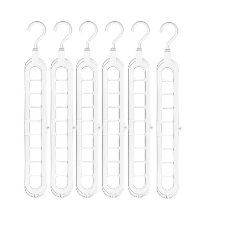 Lisslune | Chic circular 9-hole plastic closet organizer
