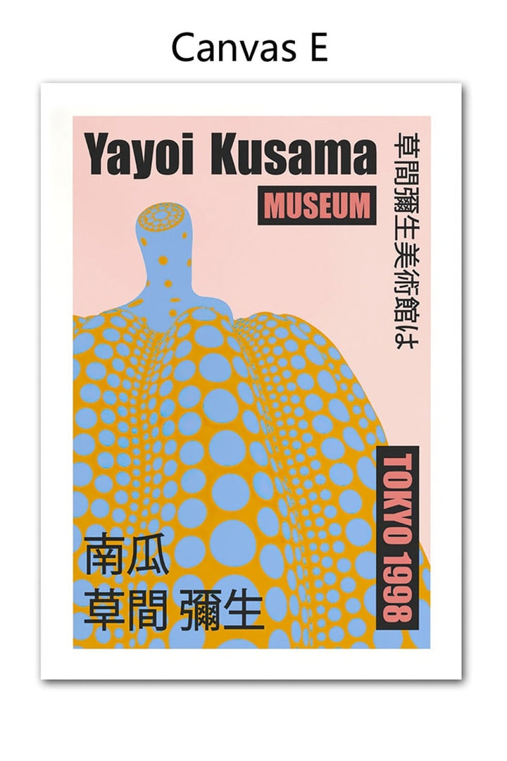 Lisslune | Kusama Artwork Canvas Poster