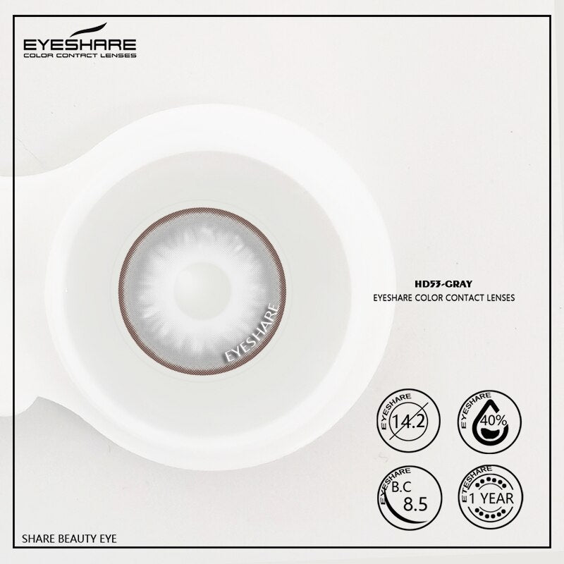Rynx Cosplay HD53 Gray 14.2 mm 1 Pair | 1 Year