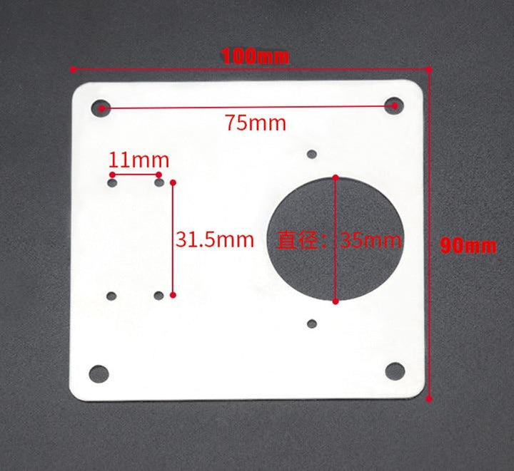 Lisslune | Hinge Repair Plate for Cabinets (2-Pack)