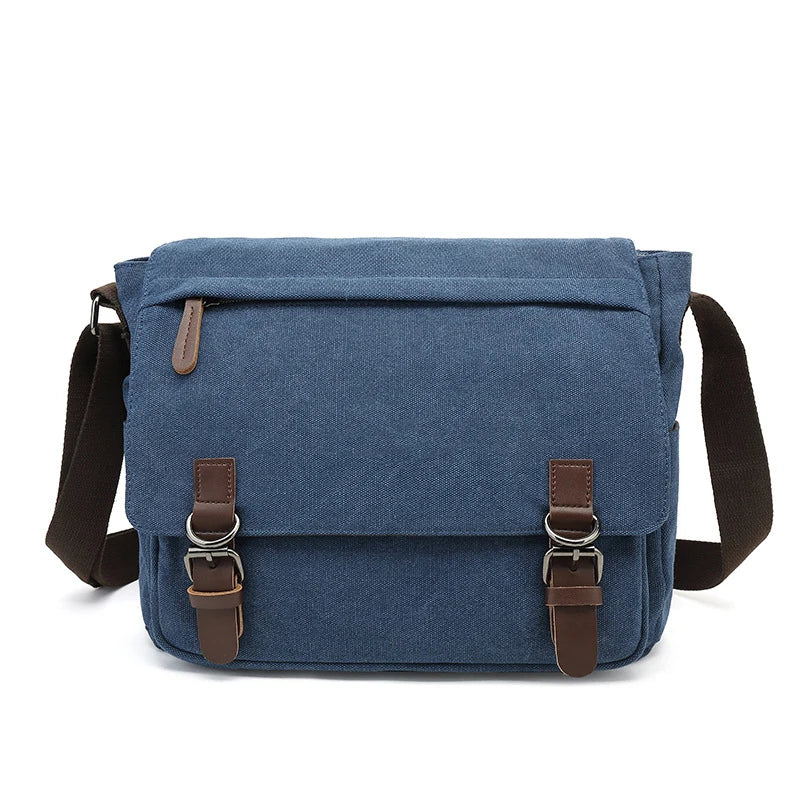 Lisslune | Carlos – Rugged Men’s Shoulder Bag for Everyday Use | Durable Canvas Crossbody Bag