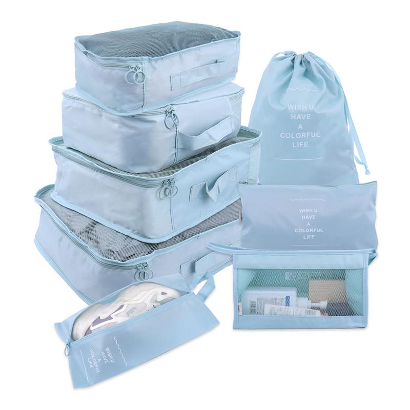 Lisslune | Travel Smart: versatile 8/6/1-piece organizer set for effortless packing