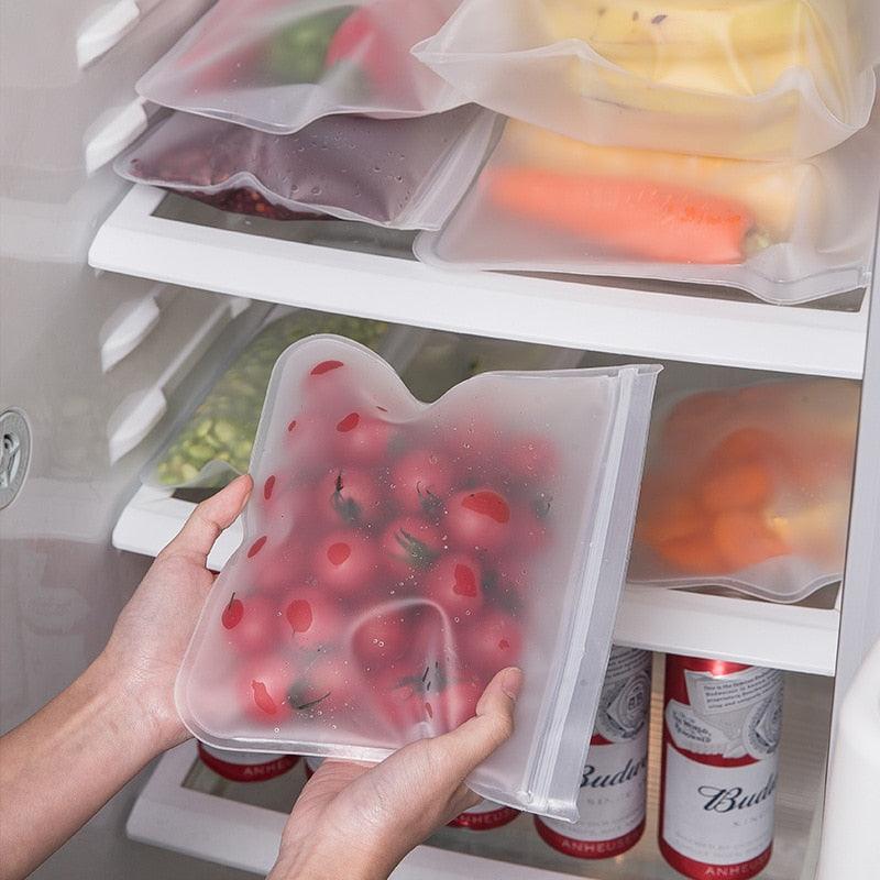 Lisslune | Eco-friendly silicone food storage bags - Keep your food effortlessly fresh
