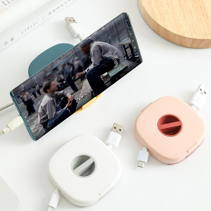 Lisslune | Charging Cable Headphone Cable Winder Portable Box
