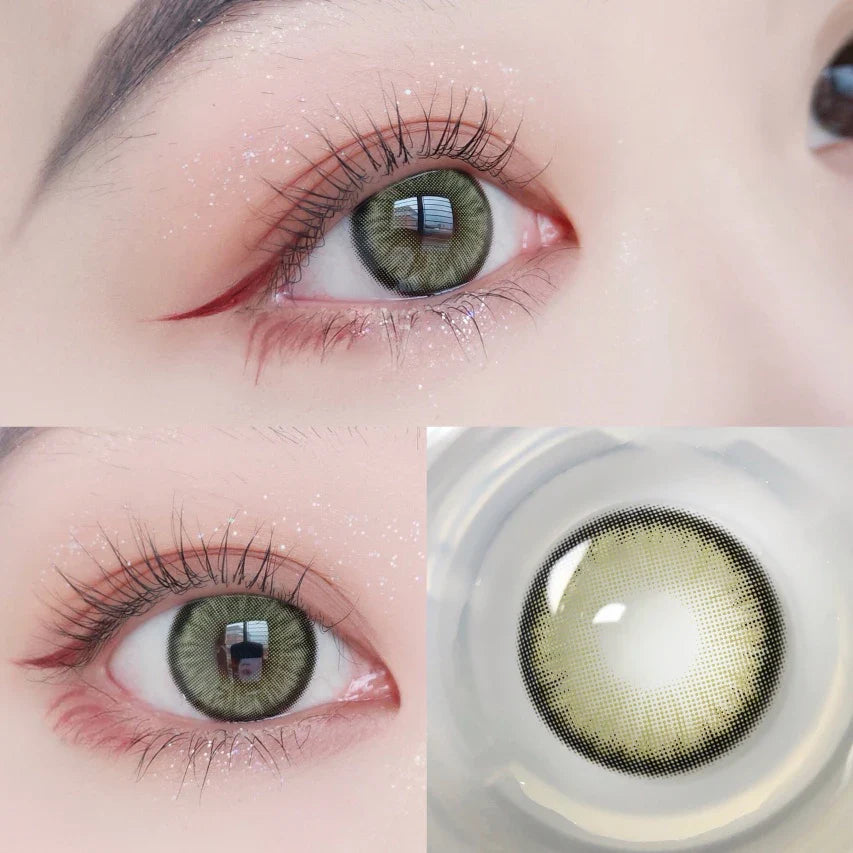 Rynx | 1 Pair Color Contact Lenses Color Lens Eyes Pupils Beauty Colored Lenses Myopia Contact Lenses Makeup Lenses with Diopters