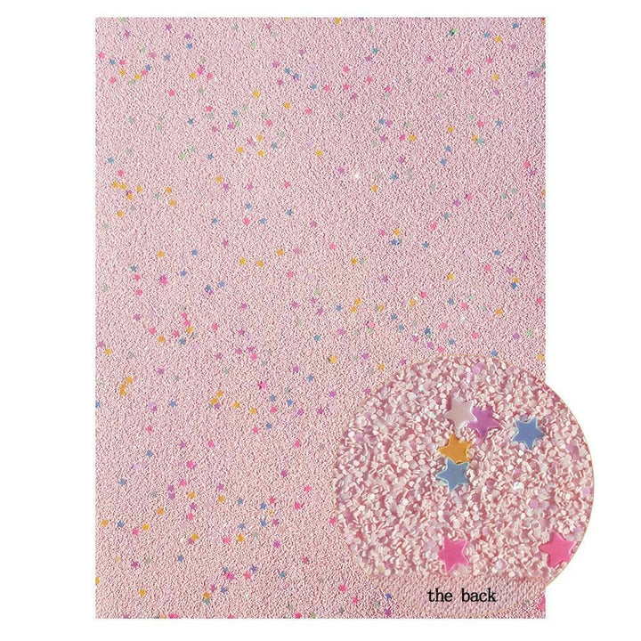 Lisslune | Glamorous Pink Glitter Snake Skin Leather Crafting Kit - Luxury Craft Set