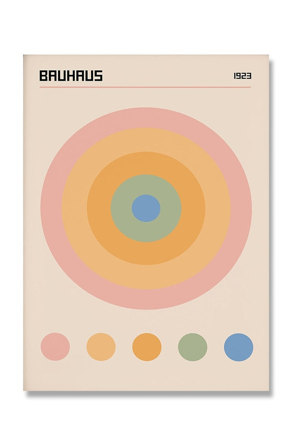 Lisslune | Geometric Canvas Poster