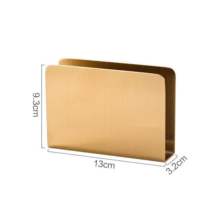 Lisslune | Napkin Holder - SteelElegance - Simple & Stylish - Sustainable Stainless Steel