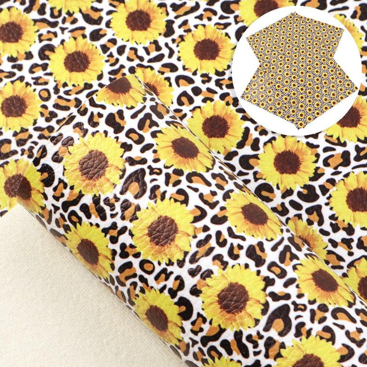 Lisslune | Blooming Elegance: Premium Floral Synthetic Leather for Inspired DIY Creations