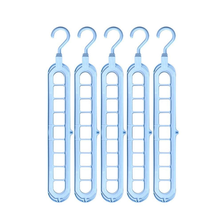 Lisslune | Chic circular 9-hole plastic closet organizer