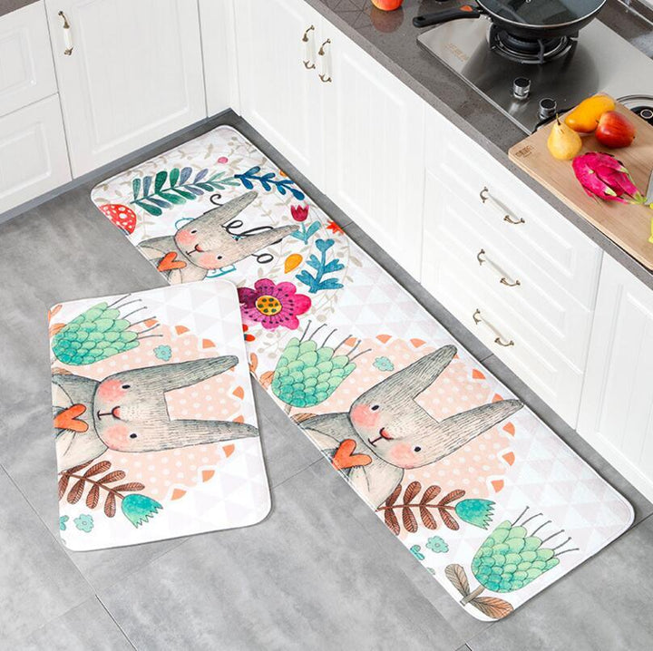 Lisslune | Adorable Kawaii Cat Non-slip Kitchen Mat for Safety and Style