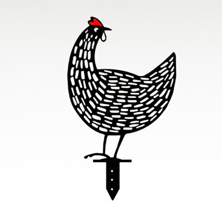 Lisslune | Chicken Stand Decoration for the Garden