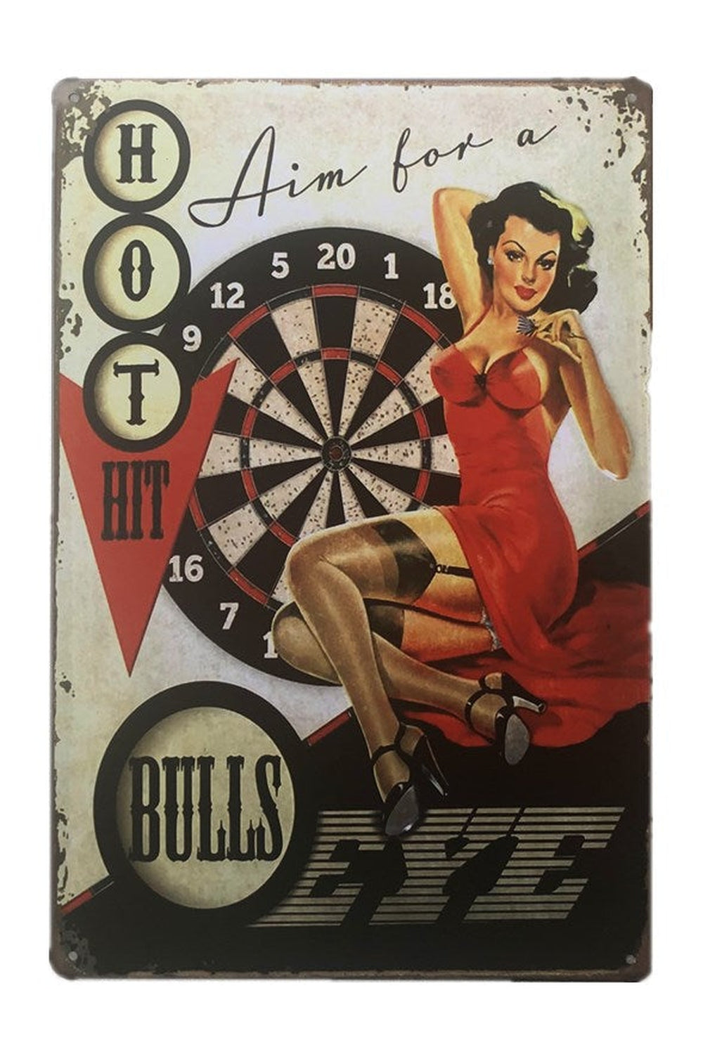 Lisslune | Service Girl Vintage Poster
