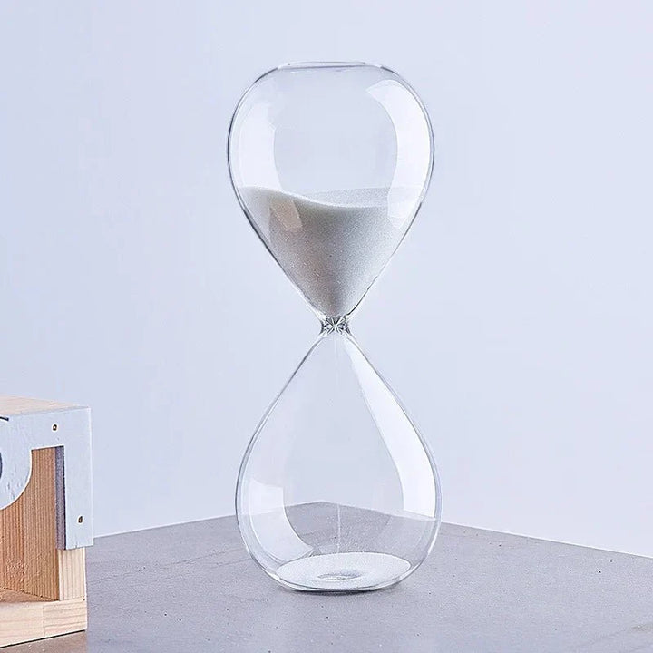Lisslune | Glass Sand Timer | Stylish Decoration with 5/10/30/60 Minutes Indication