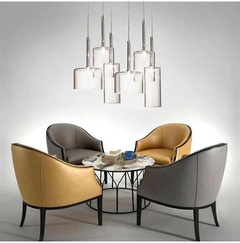 Lisslune | Pendant lamp for the dining table made of glass