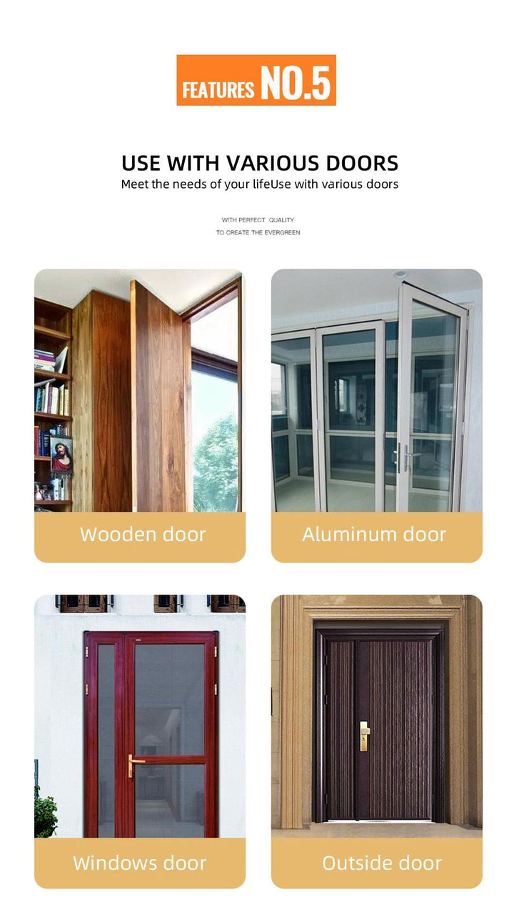 Lisslune | Pneumatic automatic door closer - Adjustable, quiet and durable aluminum design