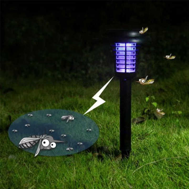 Lisslune | Solar Insect Killer with LED Light – Waterproof Garden Light for Mosquito Repulsion