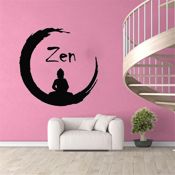 Lisslune | Zen Serenity Wall Stickers: Transform your Fitness Space into a Peaceful Oasis