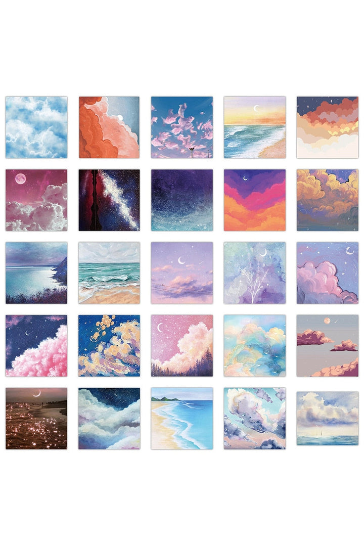 Lisslune | Cloudy Laptop Stickers