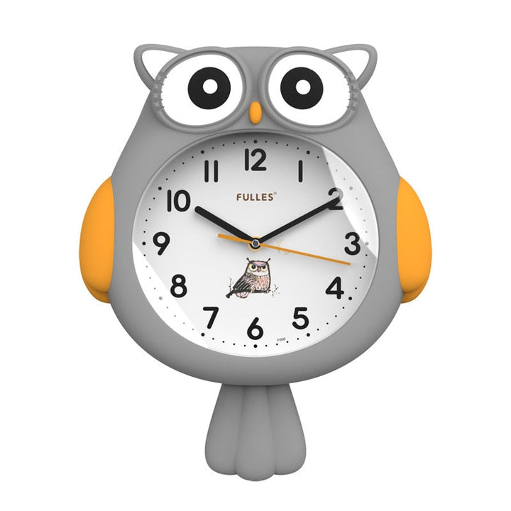 Lisslune | Cute Midnight Owl Wall Clock