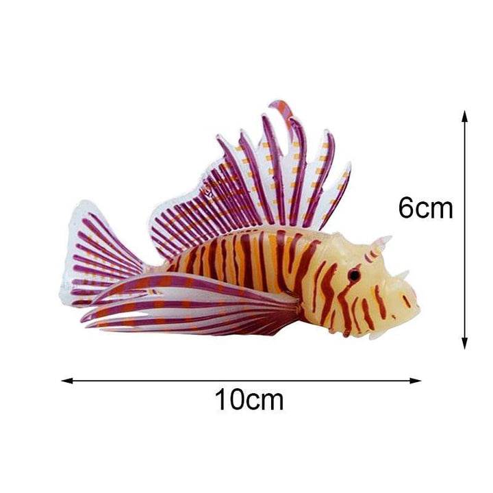 Lisslune | Glow-in-the-Dark Lionfish Aquarium Decoration