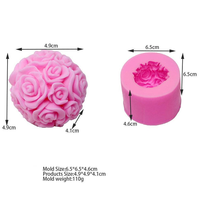 Lisslune | DIY Silicone Mold Set for Candles, Wax Melt, and Soap Creations