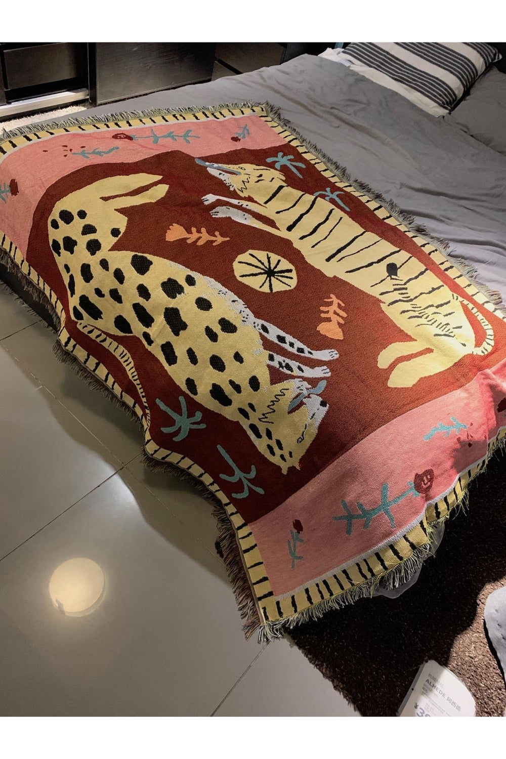 Lisslune | Panther Theme Sofa Carpet