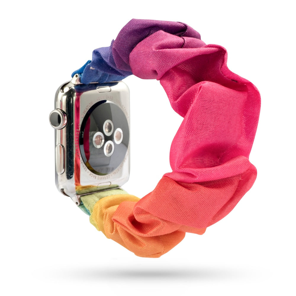 Lisslune | ELASTIC Apple Watch BAND IN HAIR TIE STYLE