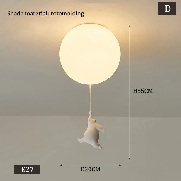 Lisslune | Hanging Bears Balloons Lamp