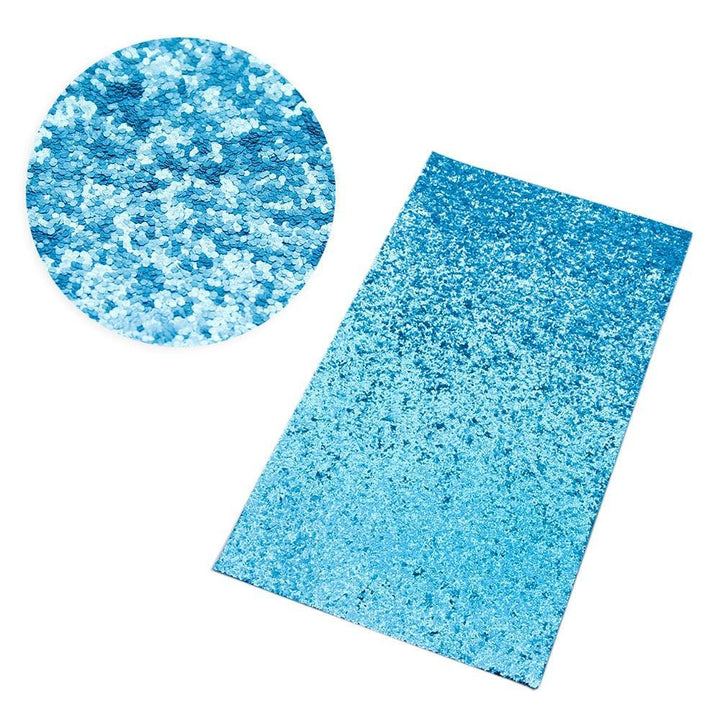 Lisslune | Glamorous Chunky Glitter Synthetic Leather Sheets - Ultimate DIY Craft Material