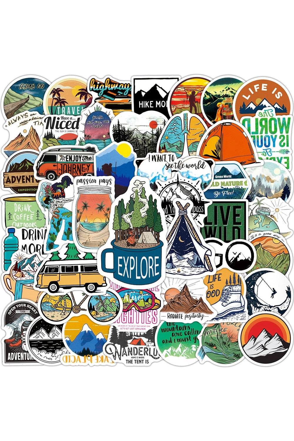 Lisslune | Adventure Scrapbooking Stickers