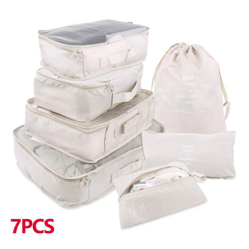 Lisslune | Travel Smart: versatile 8/6/1-piece organizer set for effortless packing