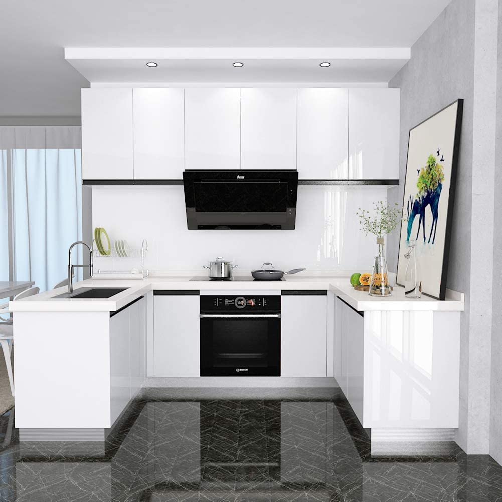 Lisslune | Glossy Self-Adhesive Waterproof Countertop Film Roll