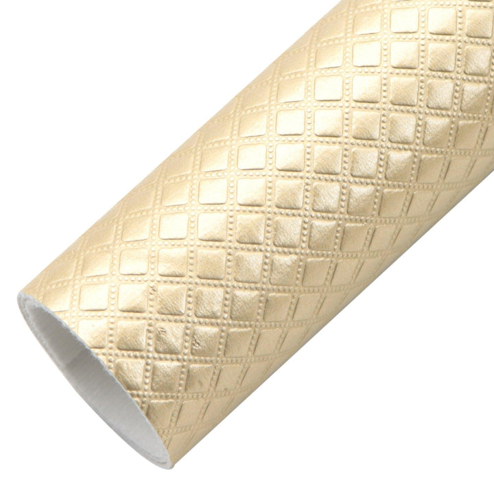 Lisslune | Bump Texture Embossed Synthetic Leather Crafting Fabric – 20x33cm Versatile Craft Material