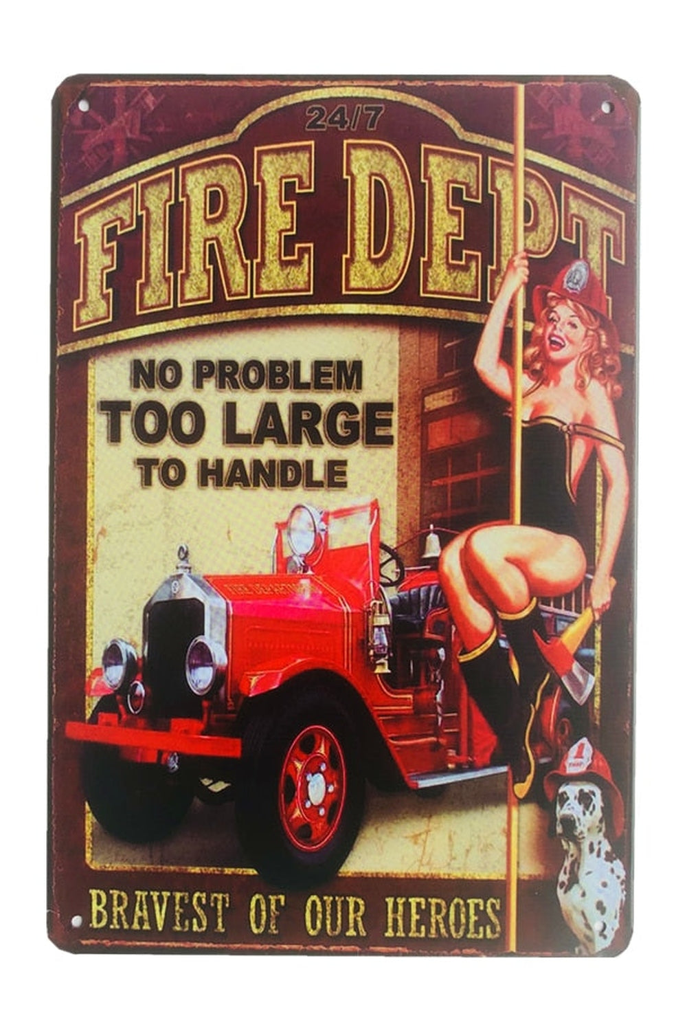 Lisslune | Service Girl Vintage Poster