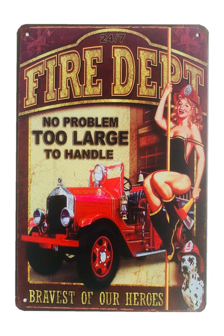 Lisslune | Service Girl Vintage Poster