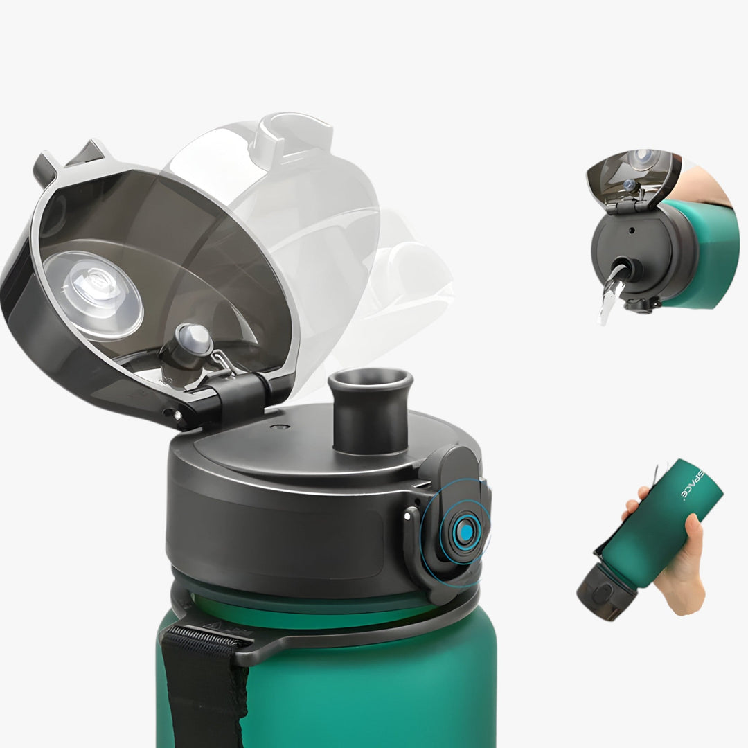 Lisslune | HydraShake | Sport Shaker Bottle - BPA-free and leak-proof