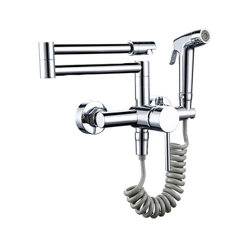 Lisslune | Flexible Kitchen Tap with Pull-Out Spray – Stainless Steel Design