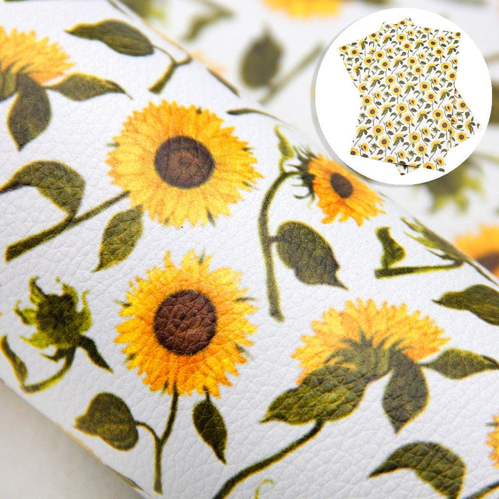 Lisslune | Christmas Blossom Synthetic Leather Craft Sheets - Create Your Holiday Magic!