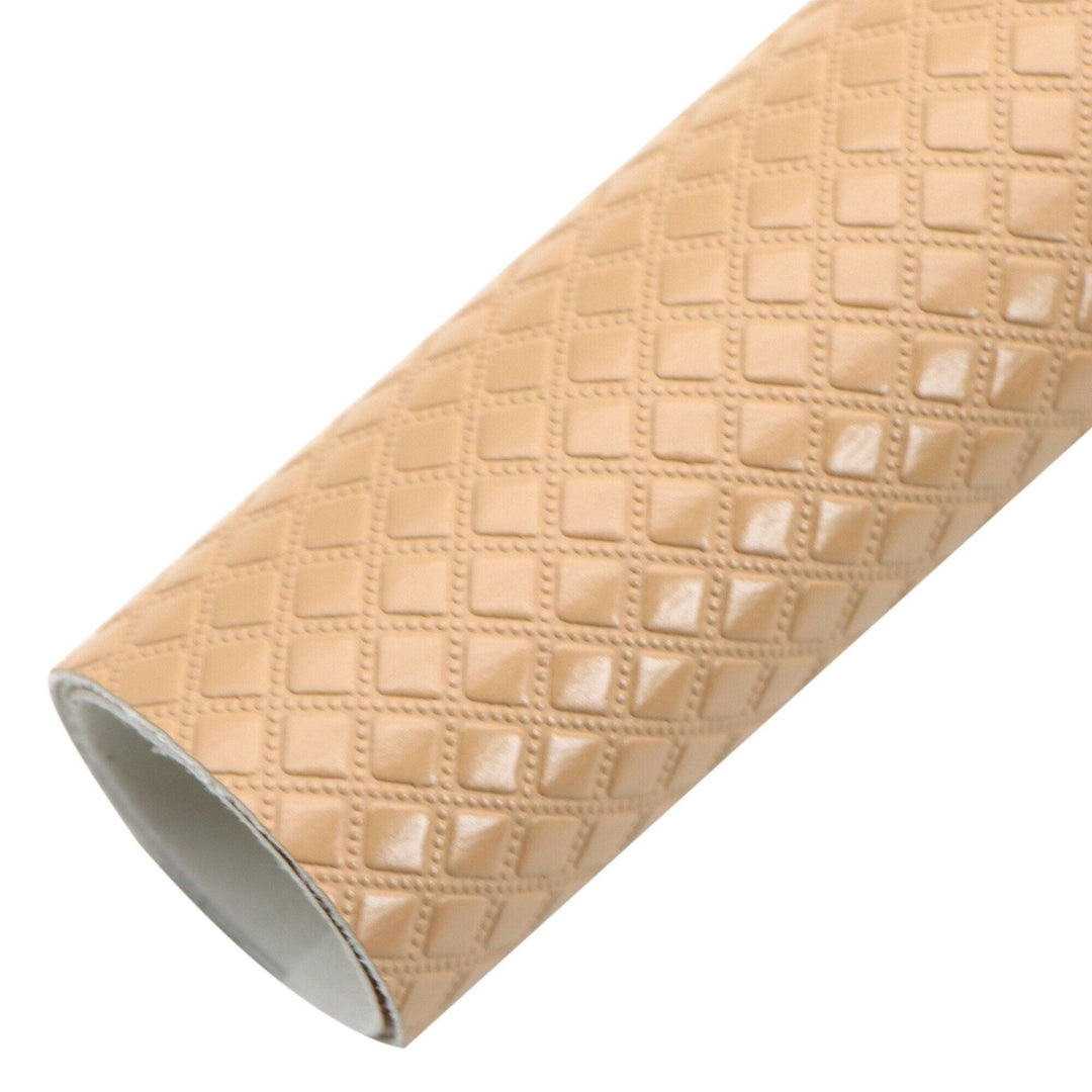 Lisslune | Bump Texture Embossed Synthetic Leather Crafting Fabric – 20x33cm Versatile Craft Material