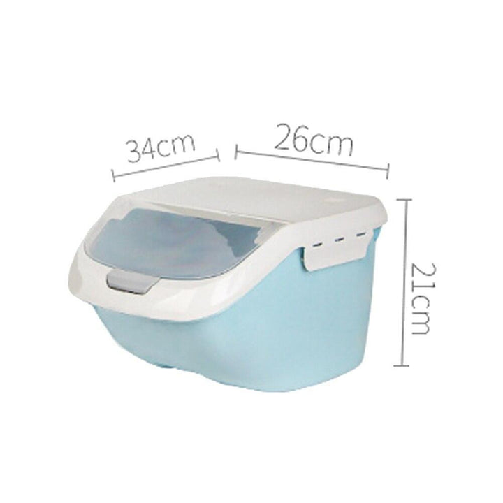 Lisslune | 6 kg airtight rice storage container with practical flip lid