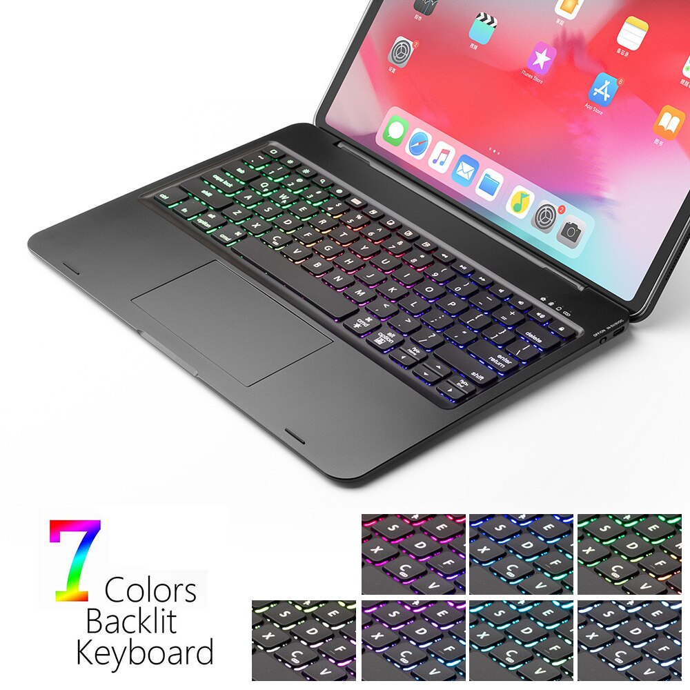 Lisslune | Wireless Backlit Keyboard iPad Holder Case