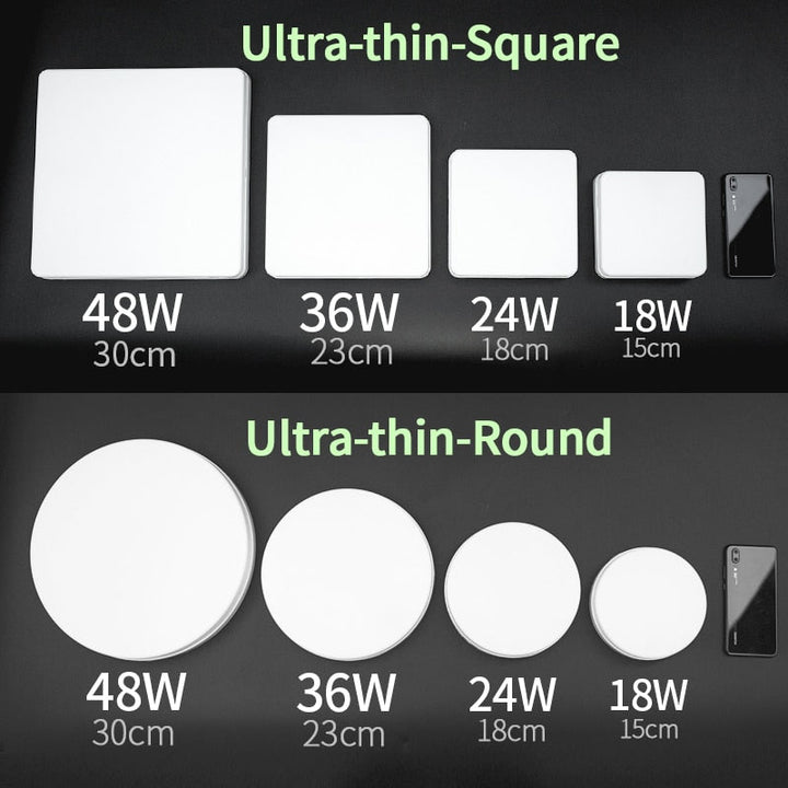 Lisslune | Natural Room Sleek LED Ceiling Light